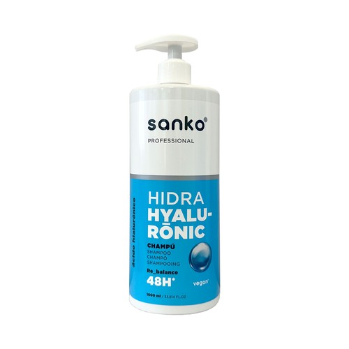 SANKO Hidra hyaluronic Champú hidratante con ácido Hialurónico 1 l.