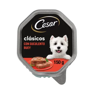 CESAR Comida para perro adulto a base de paté de buey 150 gr,