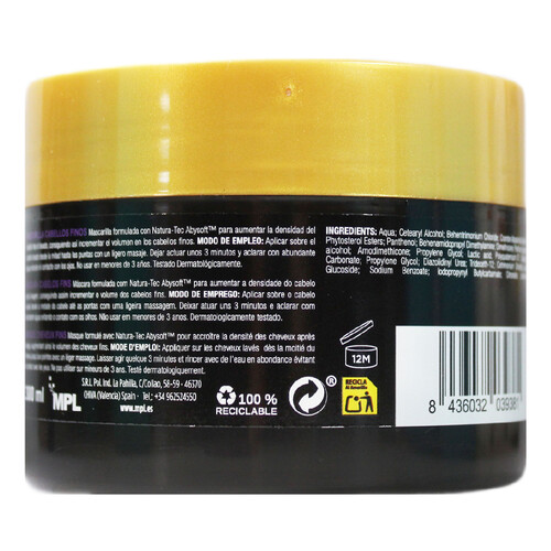 SANKO Mascarilla aportadora de volumen para cabellos finos SANKO Pro hair 300 ml.