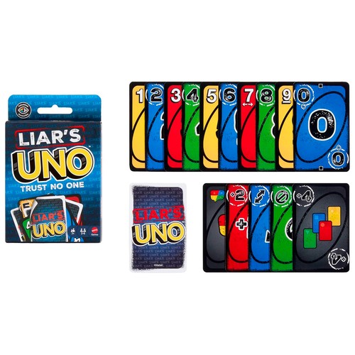Juego de cartas uno del mentiroso.MATTEL.