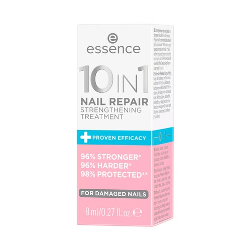 ESSENCE Tratamiento transparente para fortalecer las uñas.