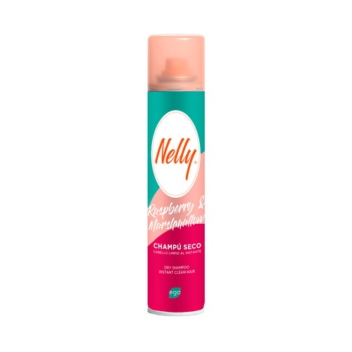 Champú seco con aroma a frambuesa y malvavisco 200 ml.