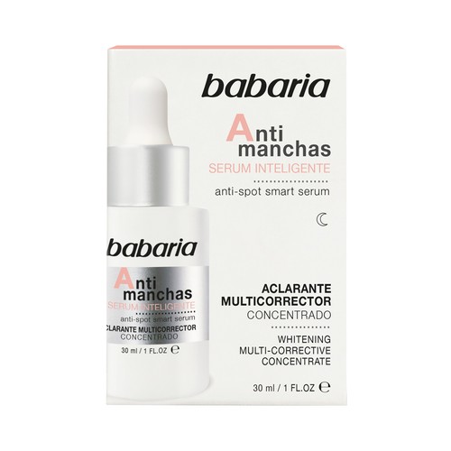 BABARIA Sérum concentrado con acción multicorrector y aclarante 30 ml.