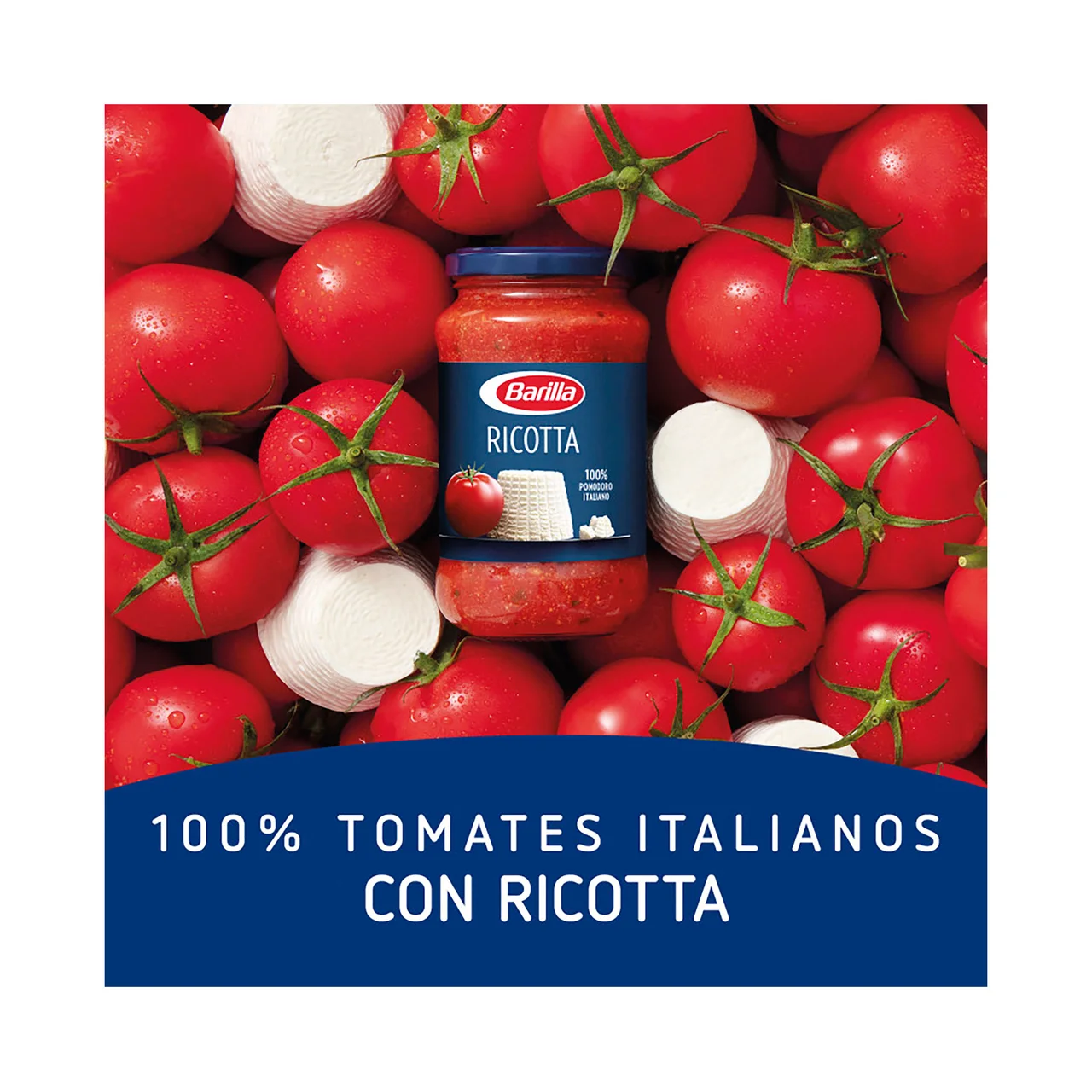 BARILLA Salsa Ricotta con base de tomate BARILLA 400 g.