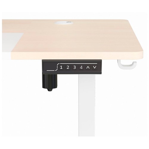 Mesa motorizada gaming QILIVE Q.3534, ajustable 72 a 118cm, 72x120x60 cm, metal blanco.