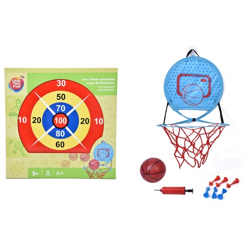 Diana y basket juego 2 en 2. ONE TWO FUN