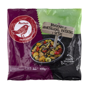 Imagen de AUCHAN Braseado de hortalizas, patatas y setas 450 g. Producto Alcampo