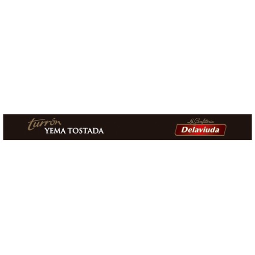 Turrón  de yema tostada DELAVIUDA 200 g.