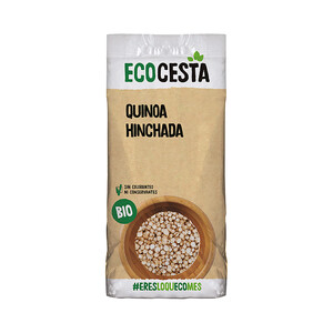 Imagen de ECOCESTA Quinoa hinchada de cultivo ecológico, sin colorantes ni conservantes 125 g.