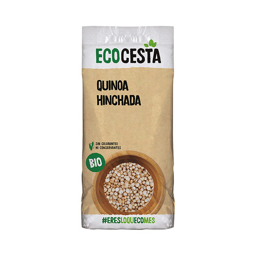 ECOCESTA Quinoa hinchada de cultivo ecológico, sin colorantes ni conservantes 125 g.