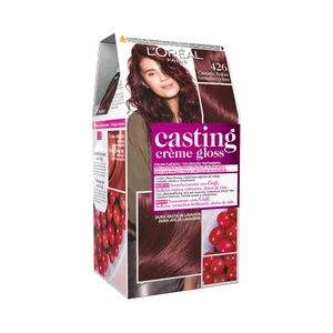 L´ORÉAL PARIS Baño de color tono 426 Castaño rojizo L"ORÉAL PARIS Casting créme gloss.