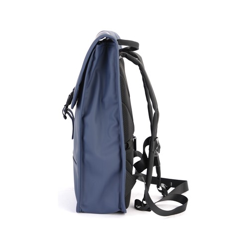 Mochila QILIVE CSR azul marino, con solapa de 14-15