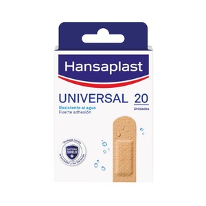 HANSAPLAST Apósitos Fijación Fuerte Resistentes al Agua HANSAPLAST Caja 20 uds