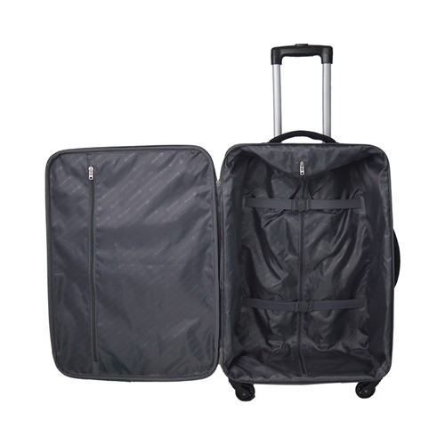 Maleta mediana tipo trolley  4 ruedas air soft  67cm negro. AIRPORT
