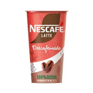 NESCAFÉ Bebida de cappuccino descafeinado con leche y cacao Latte 205 ml.