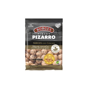 BORGES Nueces con cáscara 500 g.