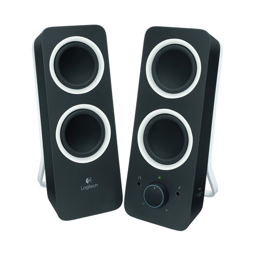 Altavoces 2.0 LOGITECH Z200, 10W, control volumen, control de graves.