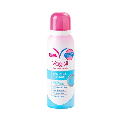VAGISIL Desodorante íntimo en spray con protección anti olor hasta 24 horas VAGISIL 125 ml.