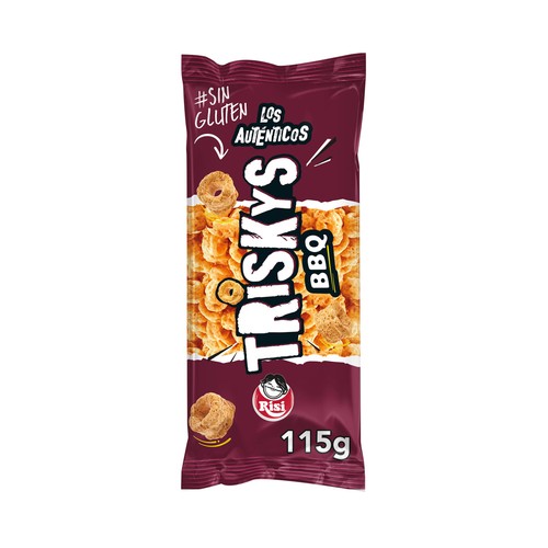RISI Triskys con sabor a barbacoa 115 g.