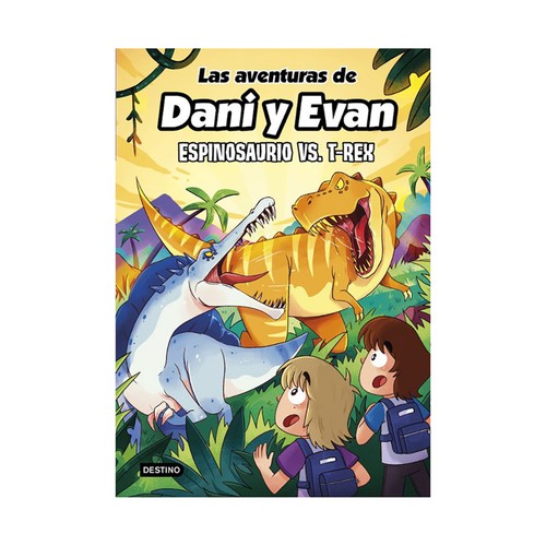 Las aventuras de Dani y Evan 10. Espinosaurio vs.T.Rex. Editorial Destino.