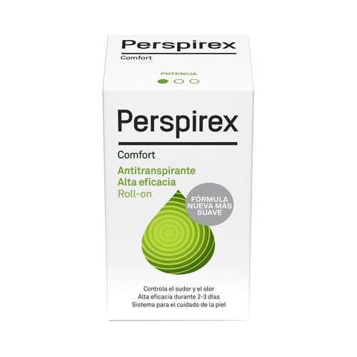 PERSPIREX Comfort Desodorante roll on unisex con acción antitranspirante 20 ml.