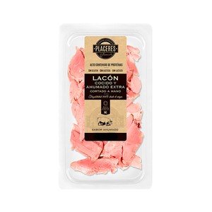 Lacón cocido y ahumado cortado a mano Placeres Tradicionales 200 g.