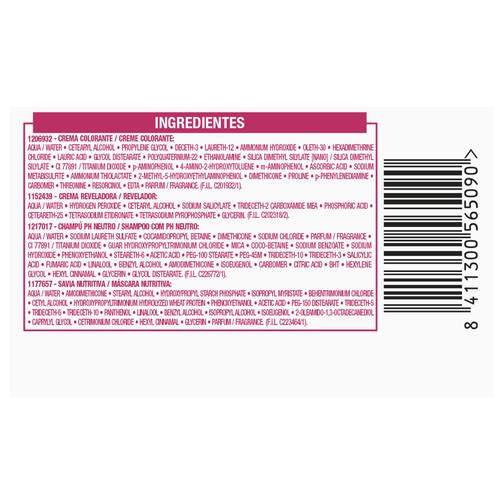 L´ORÉAL PARIS Excellence creme Tinte de pelo permanente tono 6.46 Cobrizo caoba.