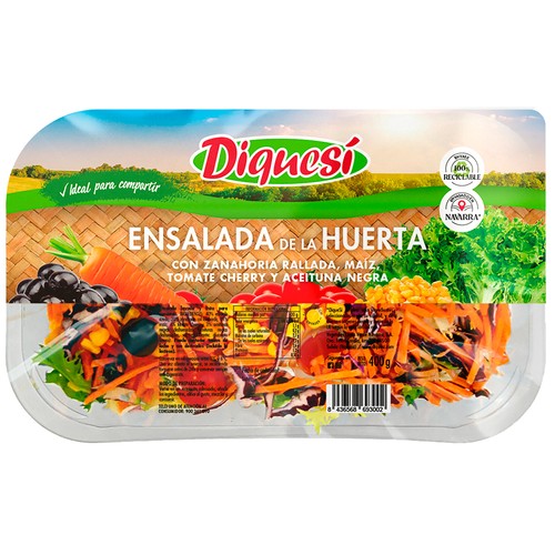 DIQUESÍ Ensalada de la huerta 400 g.