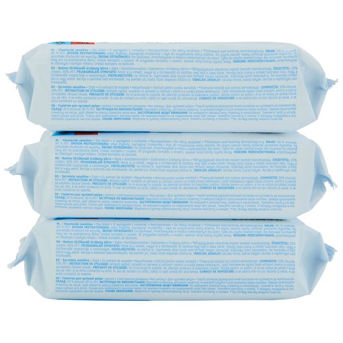 PRODUCTO ALCAMPO Baby Toallitas húmedas para bebé con camomila, para pieles sensibles 3 x 64 uds.