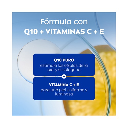 NIVEA Q10 energy Contorno de ojos energizante, para piel cansada y apagada 15 ml.