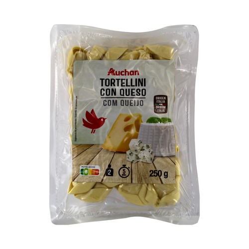 PRODUCTO ALCAMPO Tortellini de pasta al huevo con queso 250 g.