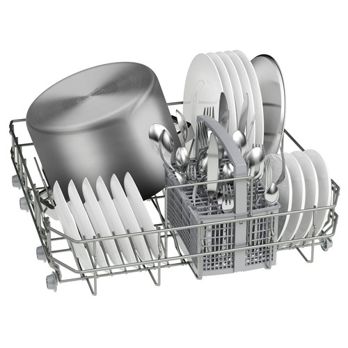 Lavavajillas BOSCH SMS25AW05E, capacidad: 12 servicios, H: 84,5cm, A: 60cm, F: 60cm.