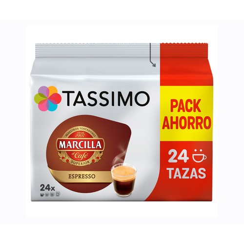 TASSIMO Café cápsulas marcilla espresso 24 uds 178 gr.