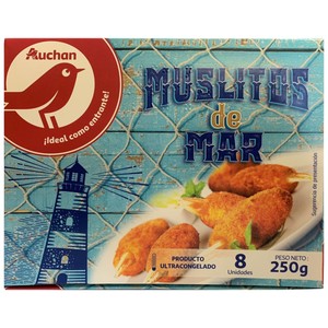 Imagen de AUCHAN Muslitos de mar ultracongelados 250 g. Producto Alcampo