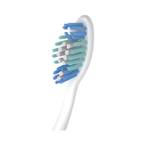 COLGATE Triple action Cepillo de dientes medio, que ayuda a eliminar manchas y bacterias bucales 4 uds.