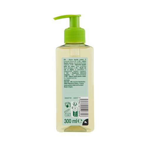 COSMIA Bio Jabón de manos líquido con almendra dulce ecológica 300 ml.