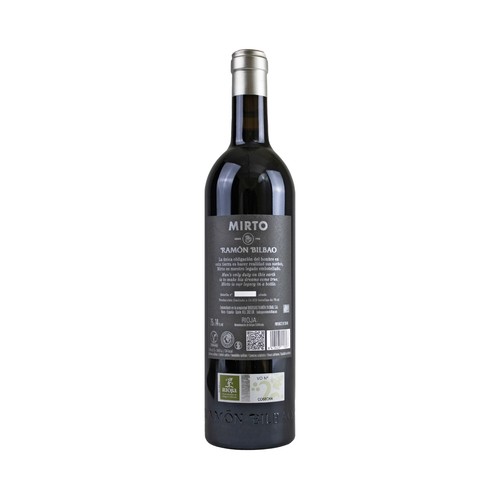 MIRTO  Vino tinto gran reserva con D.O. Ca. Rioja botella 75 cl.