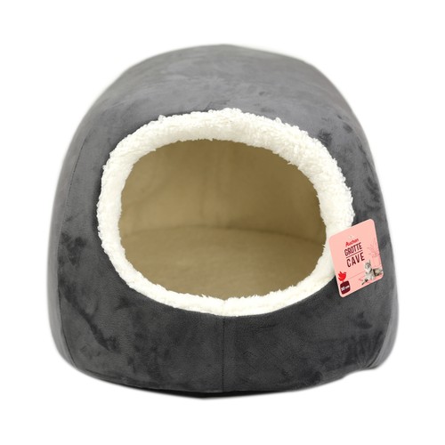 PRODUCTO ALCAMPO Cueva de 50 cm para gato, con forma de huevo.