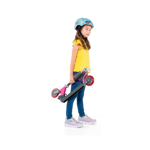 Patinete plegable rosa, MOLTO.