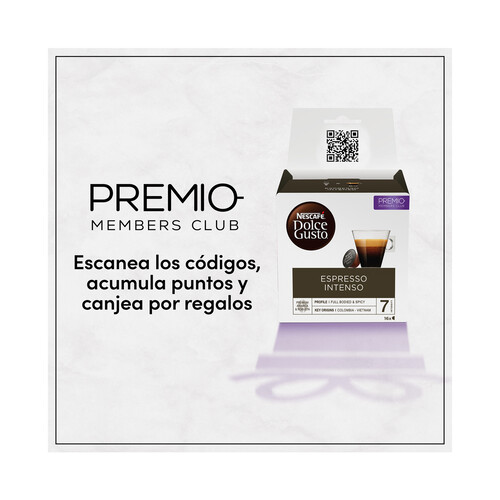 DOLCE GUSTO Café en cápsulas cortado descafeinado I5, 16 uds. 