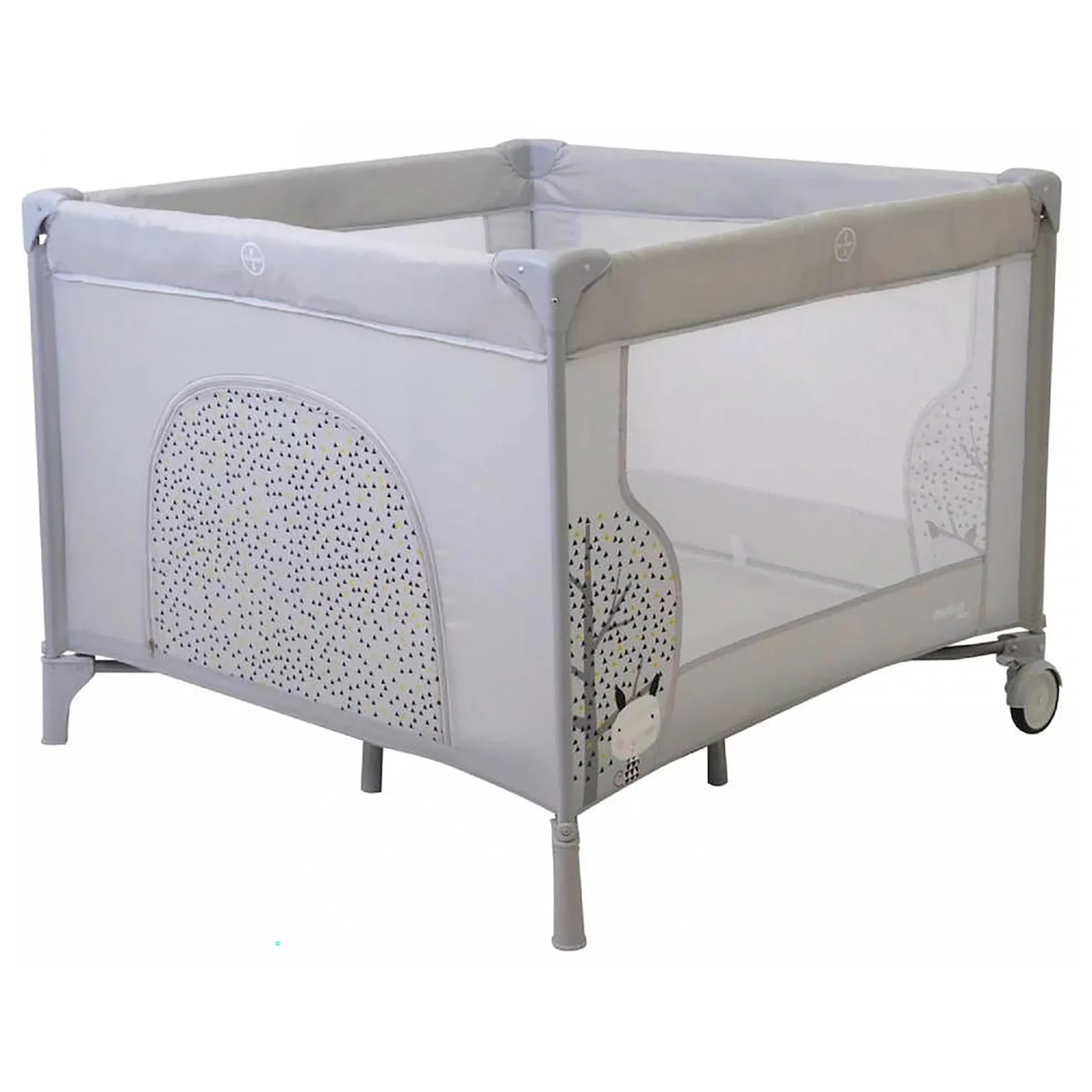 Parque cuadrado, 98x98x79 cm, de 0 a 15 kg.