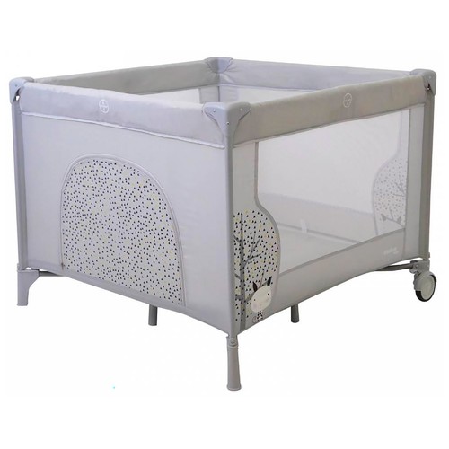 Parque cuadrado ASALVO, 98x98x79 cm, de 0 a 15 kg.