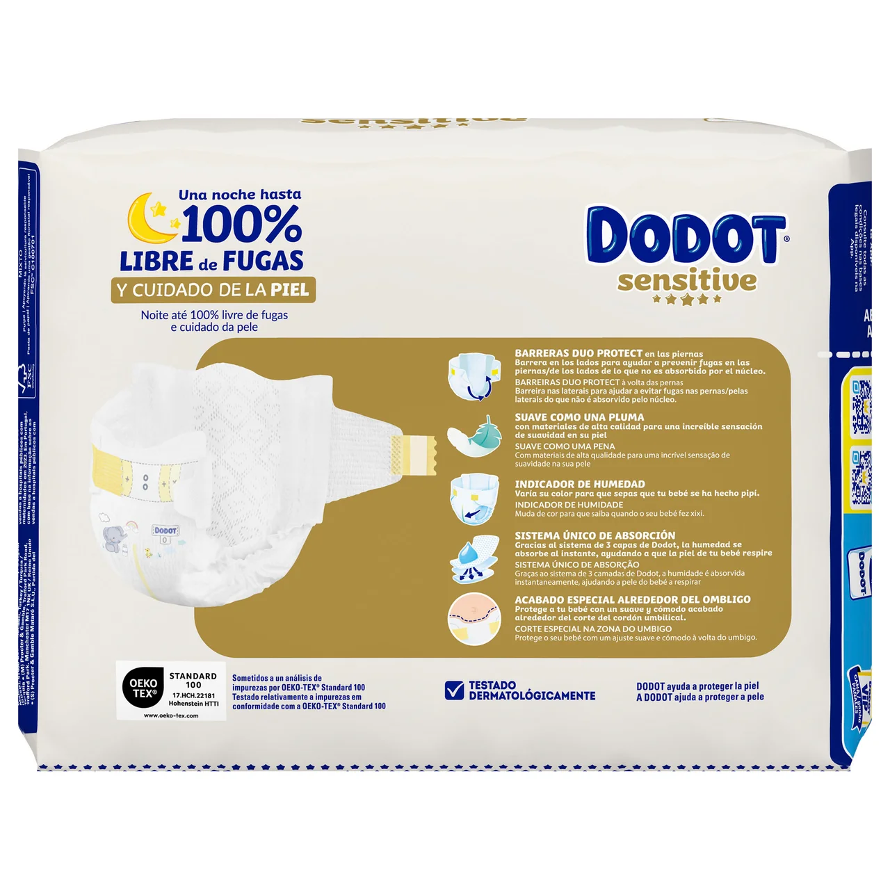 Sensitive Pañales talla 0 para recien nacidos (-3 kg) 24 uds.