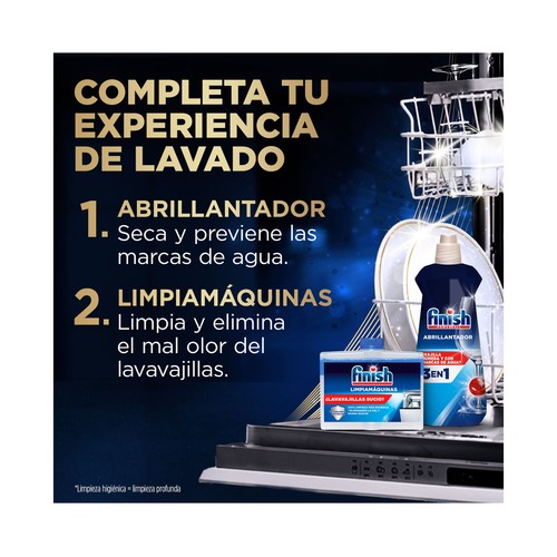 FINISH Ultimate plus Lavavajillas a máquina 54 uds, 452 g.