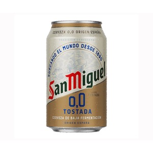 Cerveza tostada sin alcohol (0,0% Vol.) lata de 33 cl.