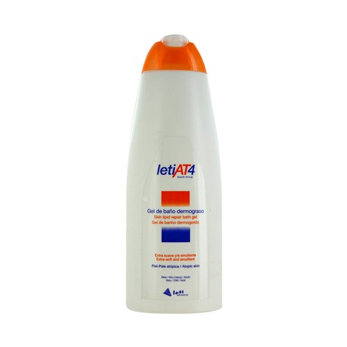 LETI AT4 Gel de baño dermograso y extrasuave para piel atópica LETIAT4 750 ml.