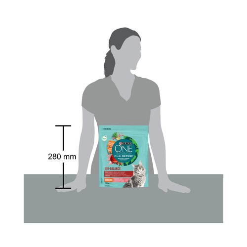 PURINA One dual nature Alimento para gatos esterilizados que ayuda a mantener el tracto urinario saludable 750 g.