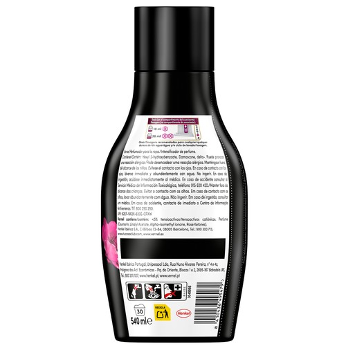 VERNEL Perfumador para la ropa cherry blossom 30 dosis 540ml