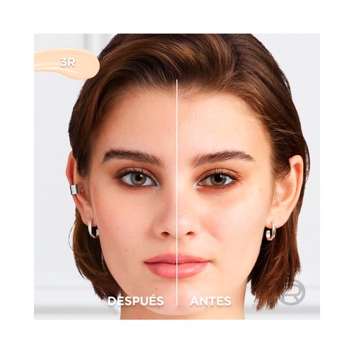 L´ORÉAL PARIS Accord parfait tono 3R Sérum corrector con ácido Hialurónico y cafeína.