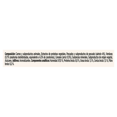 Alimento gato húmedo salmón 45g